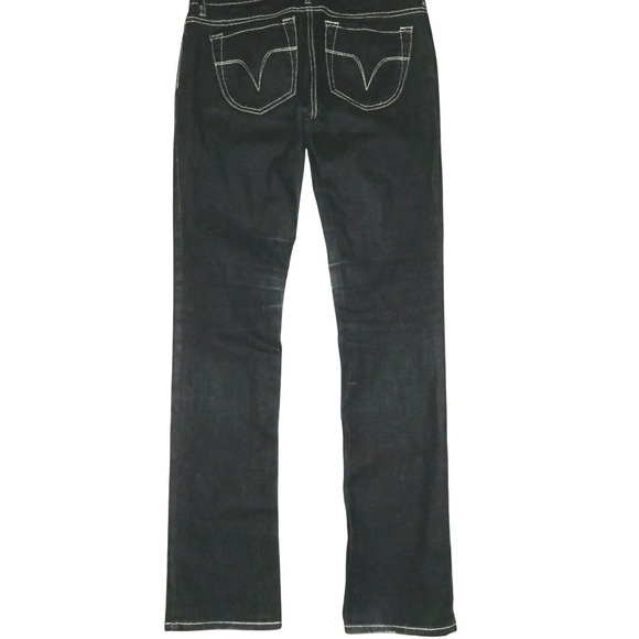 Diesel LIV Jeans 29 x 32 Womens Baby Boot Dark Wash Denim Pants - Picture 4 of 7